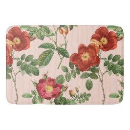 Tapete De Banheiro Fundo da faixa rosa Rosas vitoriana
