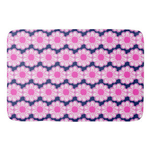 Tapete De Banheiro Fundo de padrão floral fofo