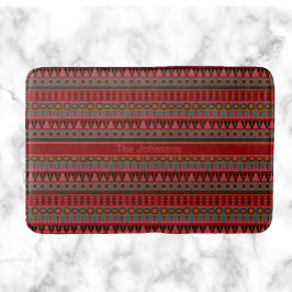 Tapete De Banheiro Funky Boho Tribal Patterno