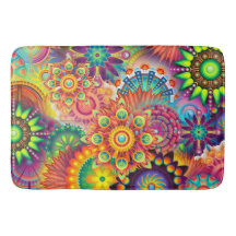 Funky Retro Pattern Abstrato Bohemian