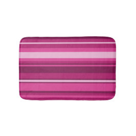 Tapete De Banheiro Fuschia stripes
