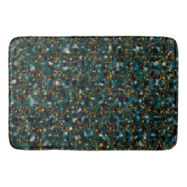 Tapete De Banheiro Galáxias Preto Azul e Dourado