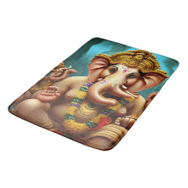 Tapete De Banheiro Ganesh toma uma selfie