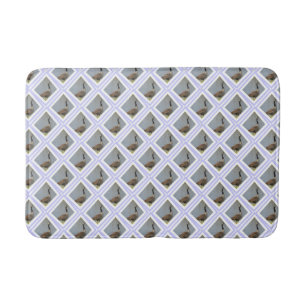 Tapete De Banheiro Ganso Em Forma De Diamante Por Pond Bath Mat