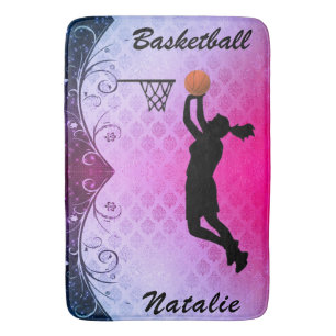Tapete De Banheiro Garotas - Gradient Basball majestoso