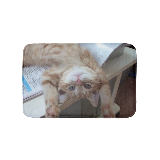 Tapete De Banheiro Gatinho que relaxa (frente)
