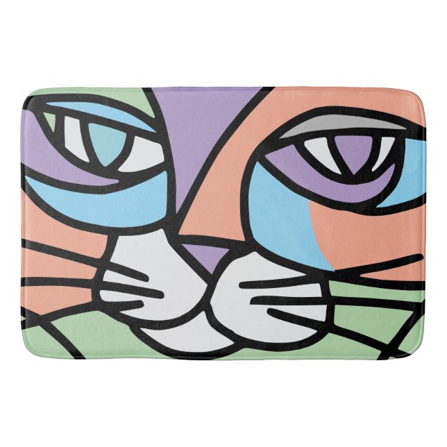Tapete De Banheiro Gato (Frente)