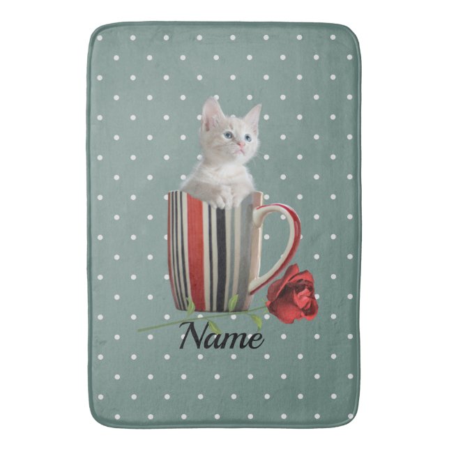 Tapete De Banheiro Gato Gato Gato Gato Gato Gato Adormecido (Frente Vertical)