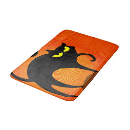 Tapete De Banheiro Gato Negro