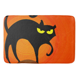 Tapete De Banheiro Gato Negro