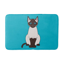 Tapete De Banheiro Gato Siamese