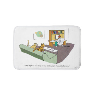 Tapete De Banheiro Gato Talk