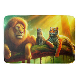 Tapete De Banheiro Gatos