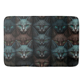 Tapete De Banheiro Gatos Belos Amantes Personalizados Escuros Persona