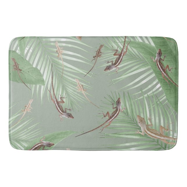 Tapete De Banheiro Gecko Jungle Dream #2 #decor #art (Frente)