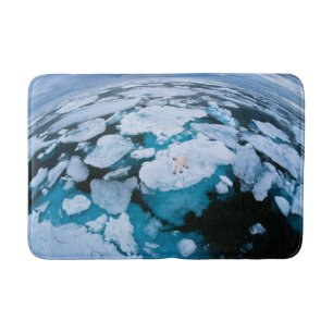 Tapete De Banheiro Gelo e neve   Urso Polar, Oceano Ártico, Svalbard