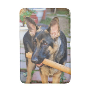 Tapete De Banheiro German shepherd por Shirley Taylor