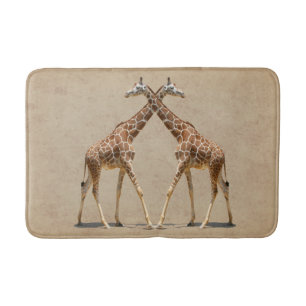 TAPETE DE BANHEIRO GIRAFAS NA PASSAGEM