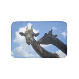 Tapete De Banheiro Giraffe Friends