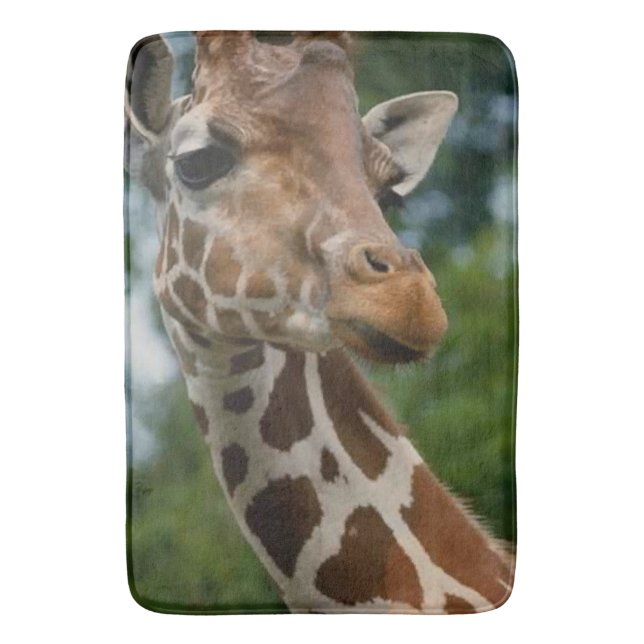 Tapete De Banheiro Giraffe Lovers Art (Frente Vertical)