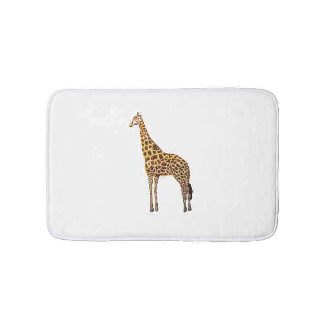 Tapete De Banheiro Giraffe Safari Painting Bath Mat (frente)