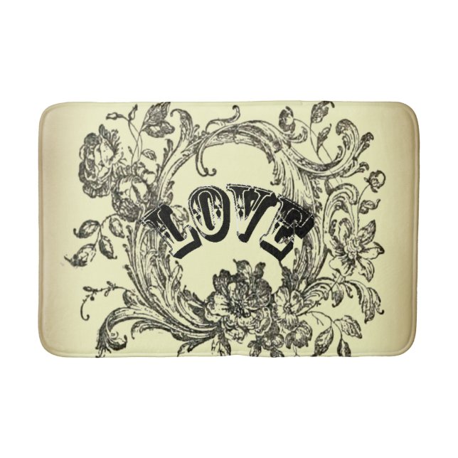 Tapete De Banheiro girino girino cor pastel victoriano (Frente)