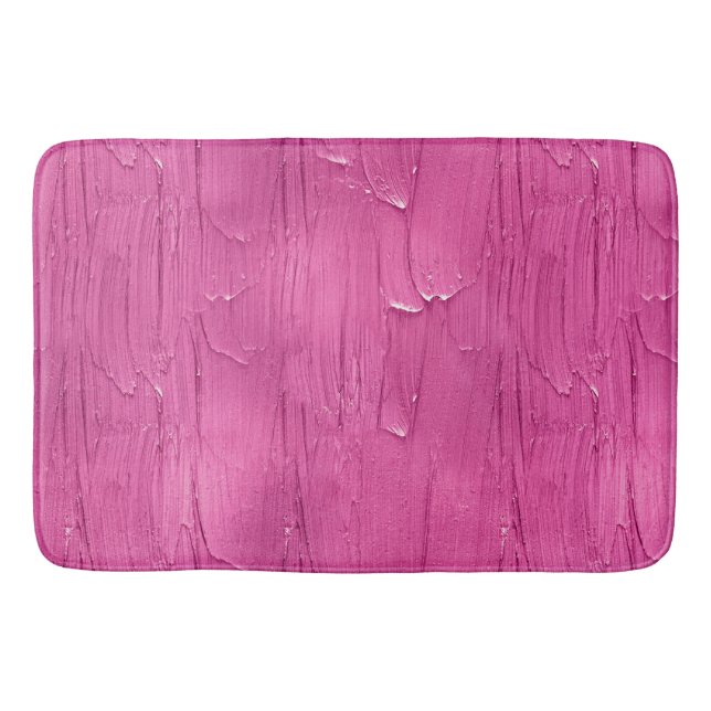 Tapete De Banheiro Glacé de Bolo Rosa (Frente)