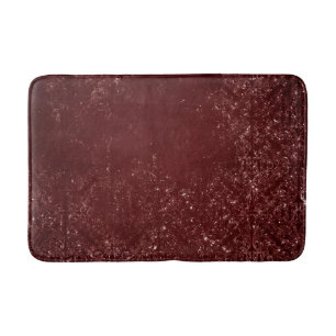 Tapete De Banheiro Glimmering Henna Grunge Damasco vermelho escuro