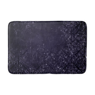 Tapete De Banheiro Glimmering Indigo Grunge   Meia-Noite Roxo