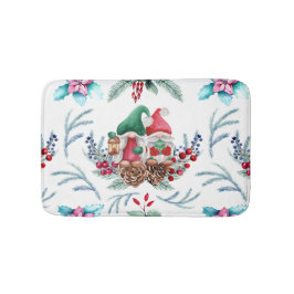 Tapete De Banheiro Gnomos de Natal de Cólvora