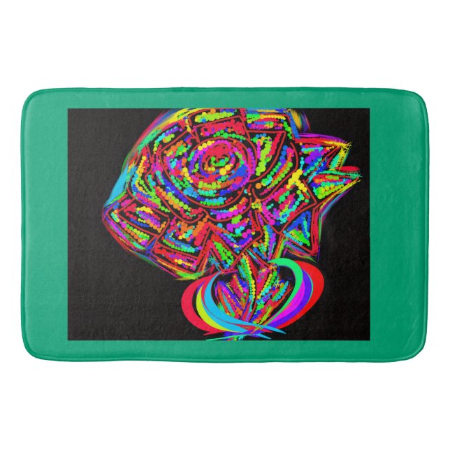 Tapete De Banheiro Goddess Flower Bath Mat (Frente)