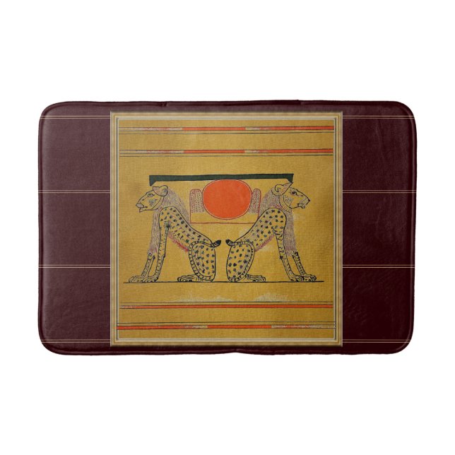Tapete De Banheiro Gods Bath Mat egípcios (Frente)