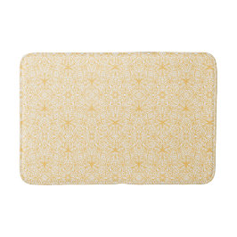 Tapete De Banheiro Golden Lace Abstrato 
