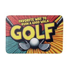 Tapete De Banheiro Golfe Bonito Como Arruinar Uma Boa Caminhada