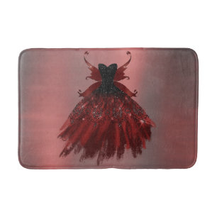 Tapete De Banheiro Gothic Fairy Crimson Gown Ovinos Vermelhos Profu