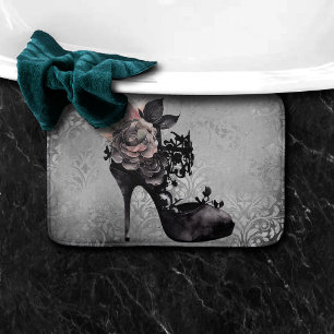 Tapete De Banheiro Gothic Vogue Rosa de Moda de Pastel Mudada Stile