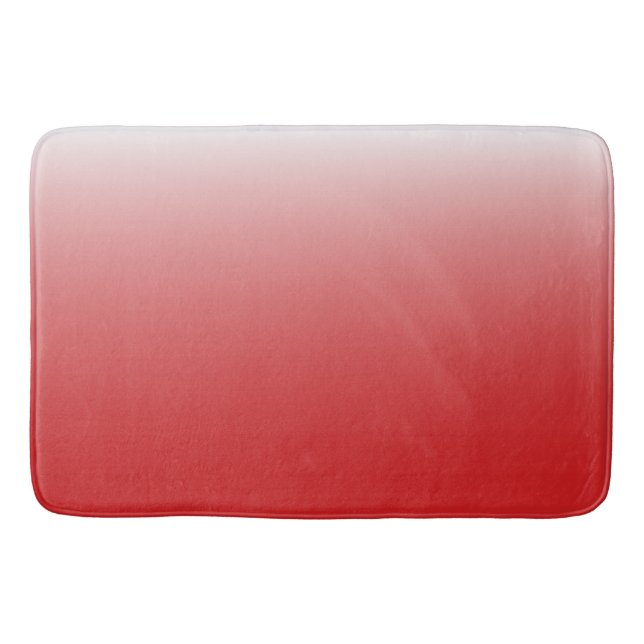 Tapete De Banheiro Gradient ombre fiery vermelho de dois tons (Frente)