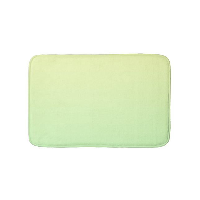 Tapete De Banheiro Gradiente Amarelo e Verde (frente)