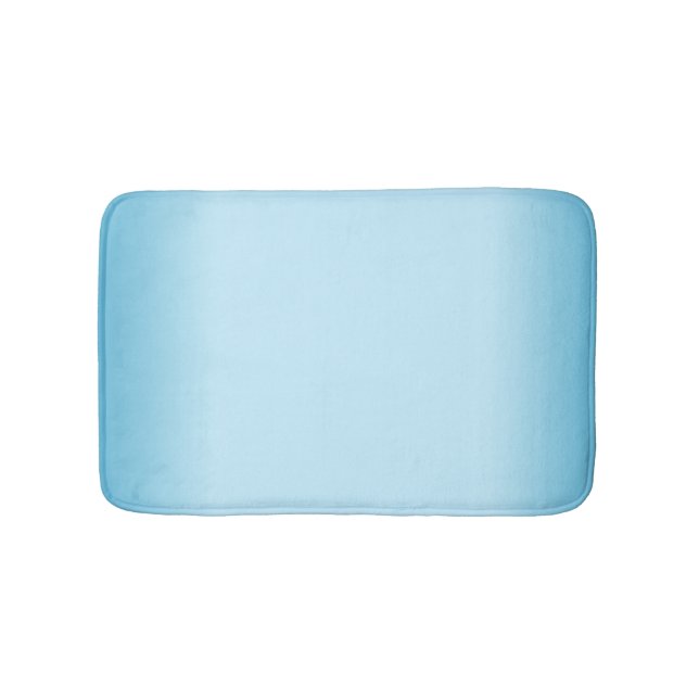 Tapete De Banheiro Gradiente Azul Claro (frente)
