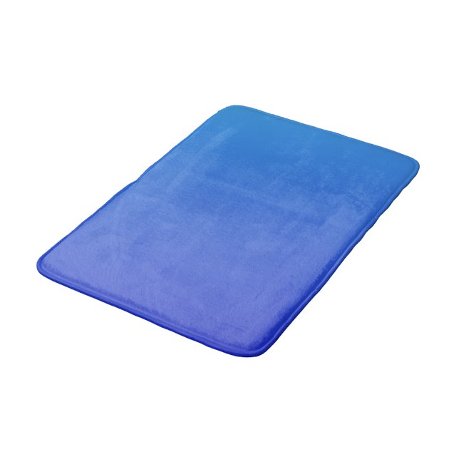 Tapete De Banheiro Gradiente de cor azul  (Criador carregado)