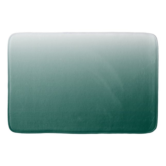 Tapete De Banheiro Gradiente mbre verde de duas tonalidades (Frente)