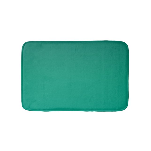 Tapete De Banheiro Gradiente Verde Folhagem (frente)