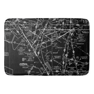 Tapete De Banheiro Gráfico aeronáutico