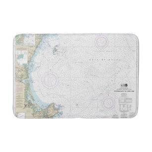 Tapete De Banheiro Gráfico náutico Portsmouth para Cape Ann 13278