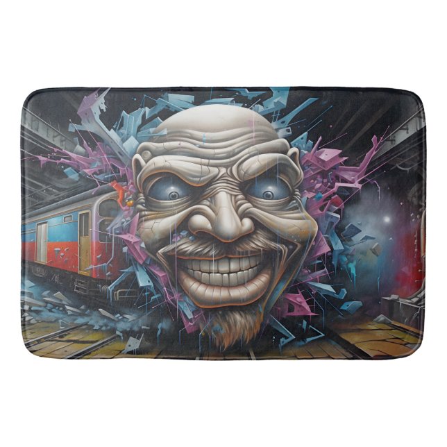 Tapete De Banheiro Grafite Bath Mat (Frente)