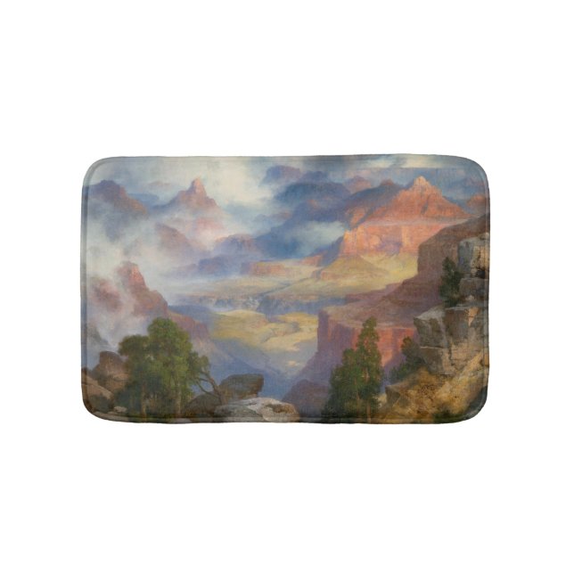 Tapete De Banheiro Grand Canyon in Mist (por Thomas Moran) (frente)