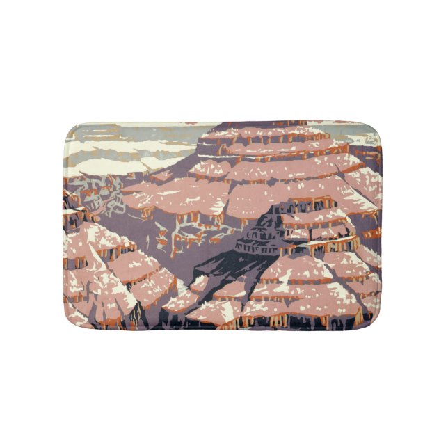 Tapete De Banheiro Grand Canyon Western Graphic Art American (frente)