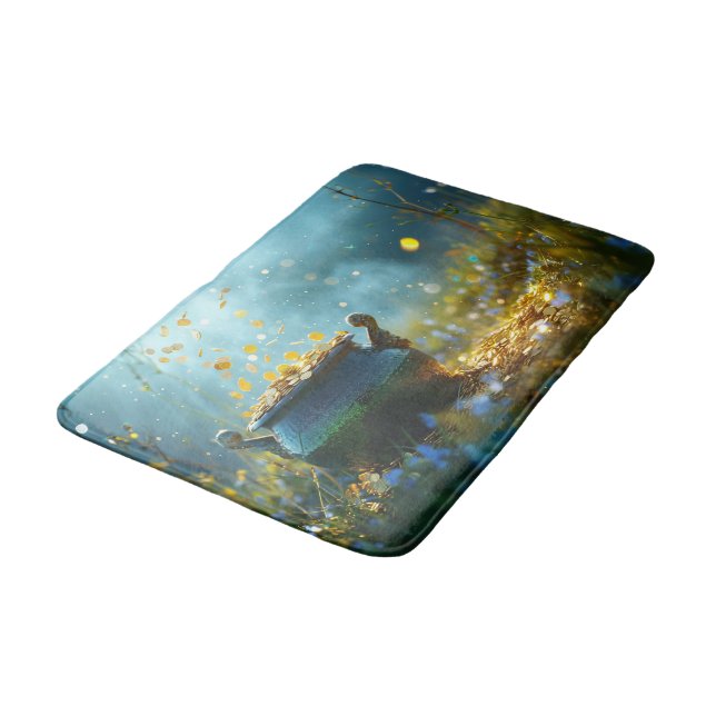 Tapete De Banheiro Grande pote de ornamentado do Dia de São Patrick d (Angulado)