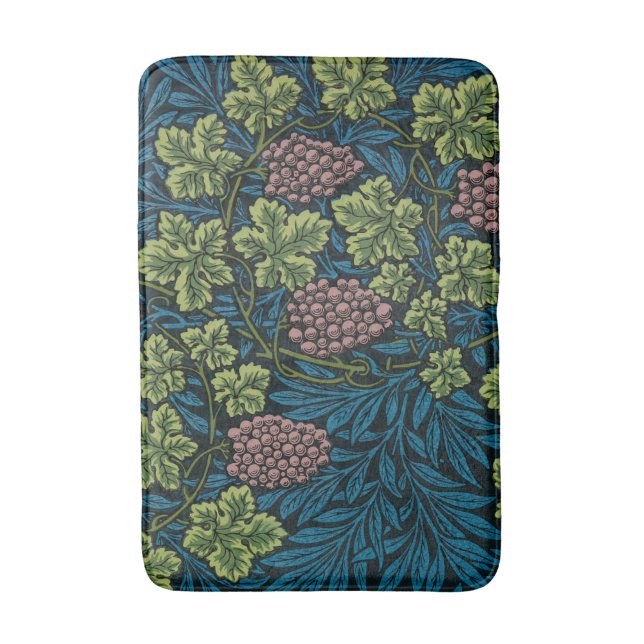 Tapete De Banheiro  Grapevines with clusters of pink grapes  (Frente Vertical)