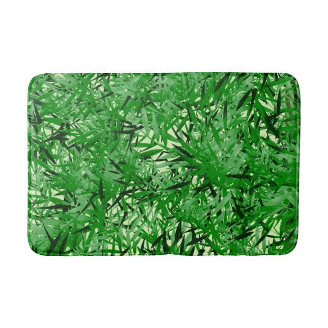 Tapete De Banheiro Green Fern Bath Mat (Frente)